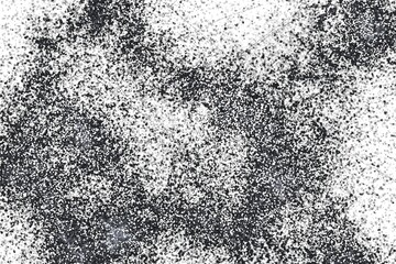  Monochrome particles abstract texture.Overlay illustration over any design to create grungy vintage effect and depth