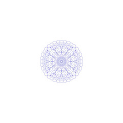 set of vector mandalas with circles mandala