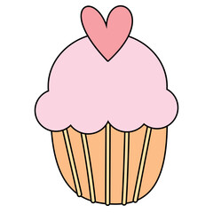 Hand Drawn Valentine's Element Vector