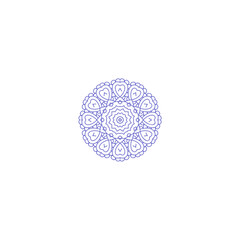 set of vector mandalas with circles mandala
