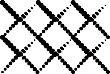 Star shape halftone dots