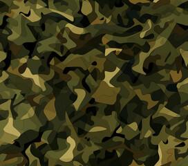 Fototapeta premium 3D Forest Camouflag Seamless Patterns