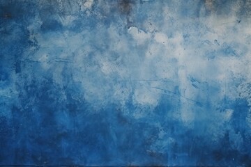 Fototapeta na wymiar Indigo Blue background on cement floor texture