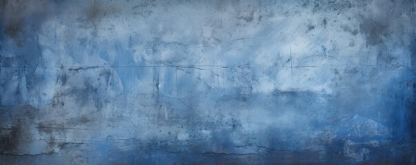 Indigo Blue background on cement floor texture 