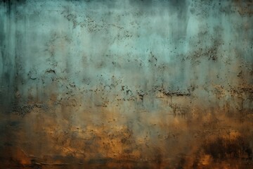 Grunge steel teal background