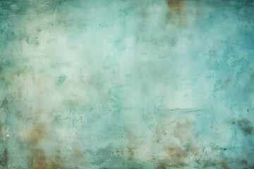 Obraz na płótnie Canvas Grunge pale turquoise background