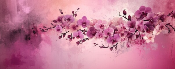 Grunge orchid pink background