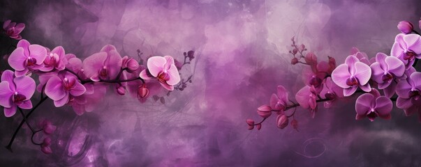 Fototapeta na wymiar Grunge orchid background
