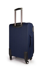 Blue suitcase isolated