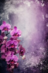 Grunge dark orchid background