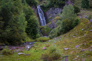 Aran Valley, Spain, forests, rivers, waterfalls, mountains