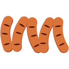 Sausage Illustration