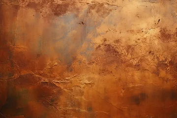 Foto op Plexiglas Grunge copper background © Lenhard