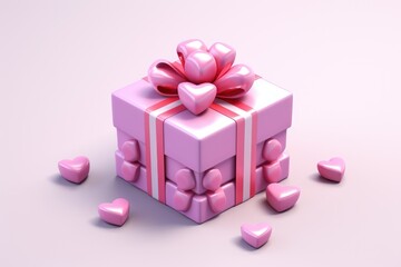 Happy Valentine's Day Three-dimensional chocolate cake gift set For lovers and important people