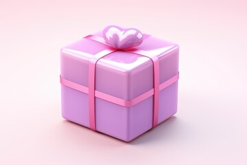 Happy Valentine's Day Three-dimensional chocolate cake gift set For lovers and important people generative by ai