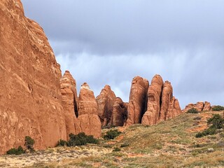 The Fins at Arches National Park in Moab Utah 