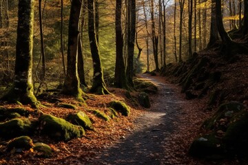 The Path through the Autumn Woods