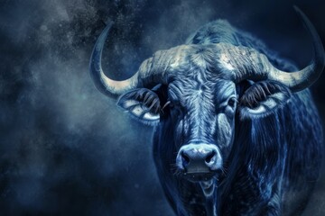 Naklejka premium Image illustration of taurus horoscope zodiac sign
