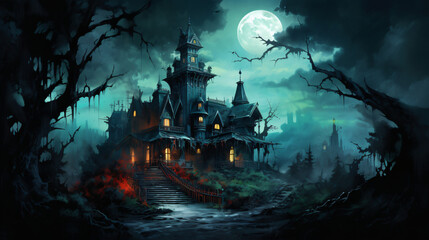 Mysterious Haunted Mansion