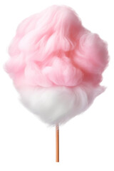 Cotton candy. Cut out on transparent - obrazy, fototapety, plakaty
