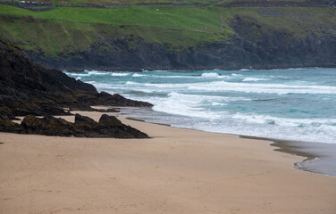Coumeenoole beach nella penisola del Dingle nella contea di Kerry in Irlanda
