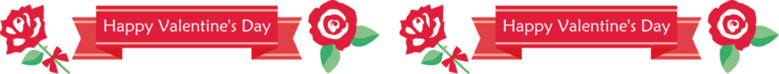 バレンタインデーのラインイラスト