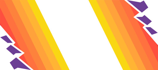 yellow orange stripes diagonal web banner background