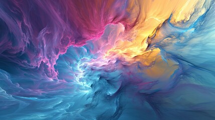 Ethereal Color Fusion Background
Colourful abstract with a fusion of blue and pink tones.