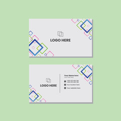 Creative modern design business card template