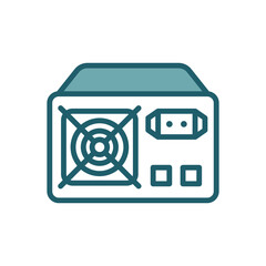 powersupply icon vector design template simple and clean