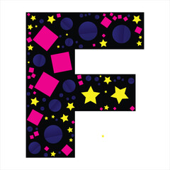 F letter logo , abstract  F letter , abstract pattren