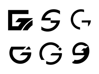 set of logo type G