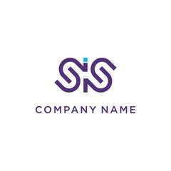 Logo Letter Combinations S, I and S. 3 Letter