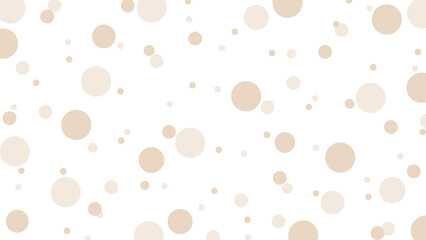 Seamless pattern with brown dots