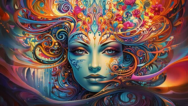 Journey into the heart of psychedelic art, where imagination knows no bounds and vibrant colors dance to the rhythm of your soul.