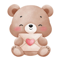 Little bear in valentine’s 7