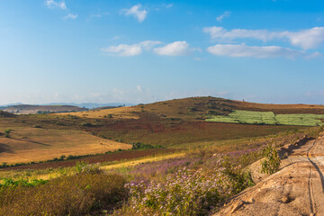 landscape in the Kalaw Hills