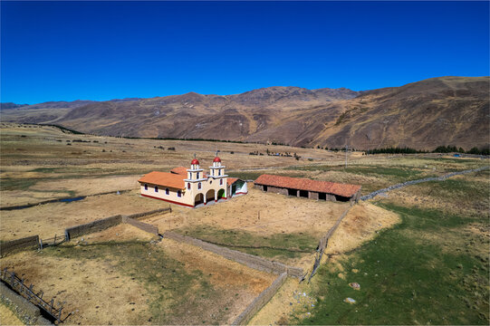 Pachacoto Church in the town of Catac. Ancash