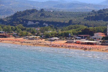 Vieste Pizzomunno beach in Gargano, Italy