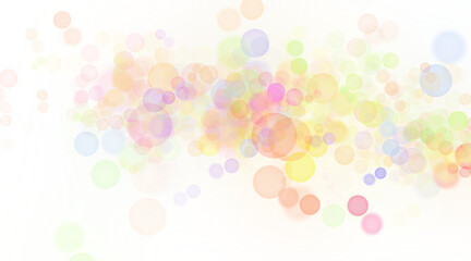 abstract blur bokeh banner shape background. rainbow colors, pastel purple, blue, gold, green, yellow, white, silver, pink bokeh