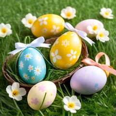 Fototapeta premium Joyeuses fêtes de pâques
