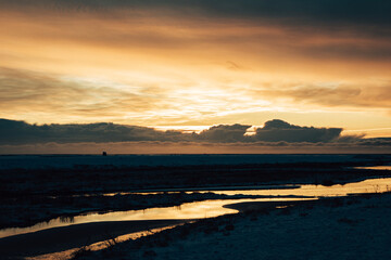 ICELAND WINTER SUNSET