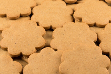 Gingerbread star cookies