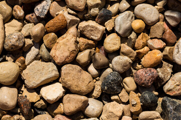 Wet Stone Pebbles Texture Or Stone Pebbles Background For Design