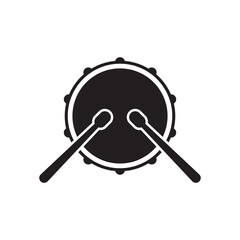 drum icon vector template