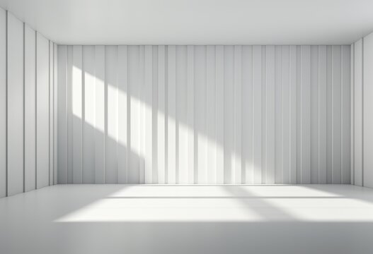 Bright light fills an empty room through a window creating a serene atmosphere, construction image © Ingenious Buddy 
