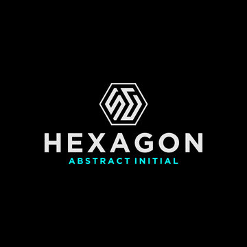 sg gs hexagon logo design