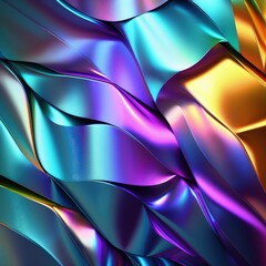 abstract and trendy holographic foil texture background