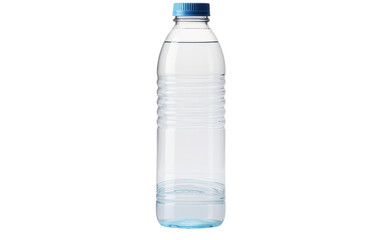 8k Realistic Water Bottle On Transparent Background.