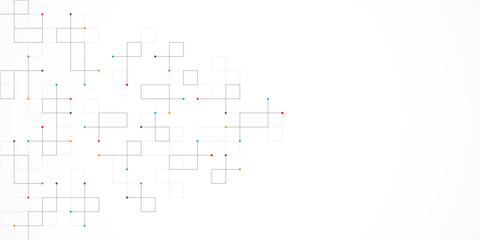 Minimalistic vector texture with linear squares pattern. Creative idea of modern design with abstract geometric background